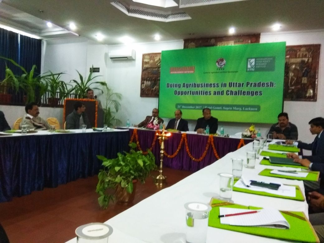 Invited presentation at the Agribusiness Conclave, Lucknow.