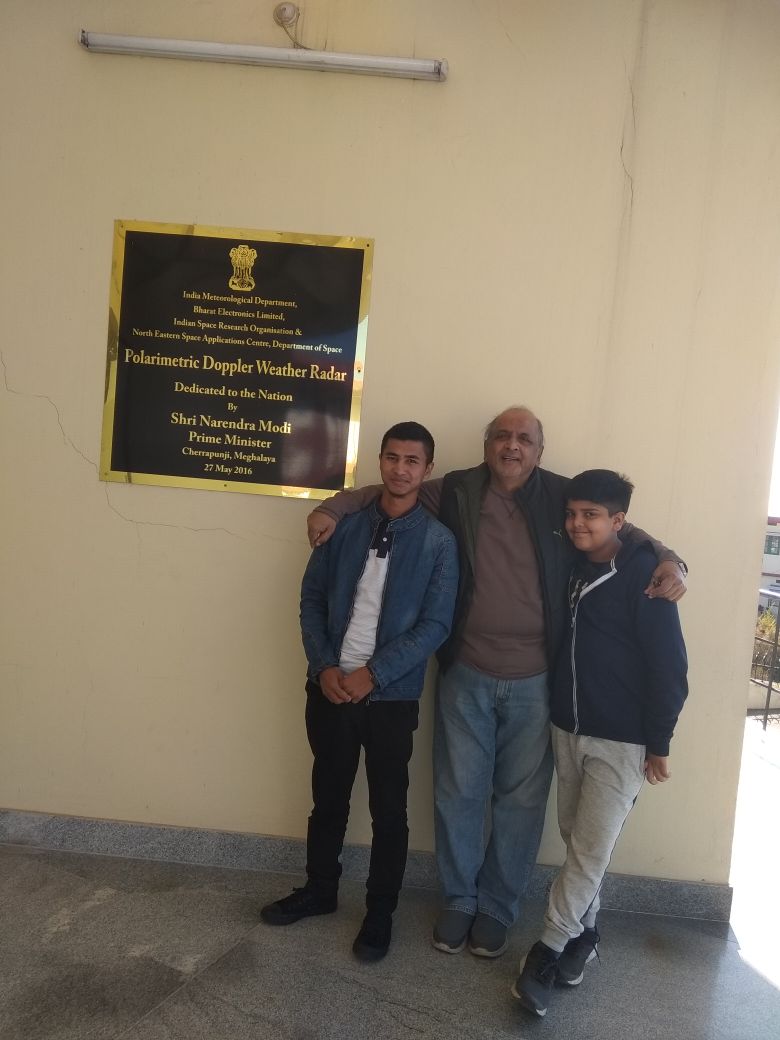 Visit to IMD's Cherrapunji Observatory.