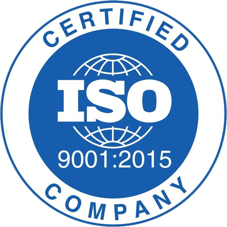 ISO 9001:2015 certified company