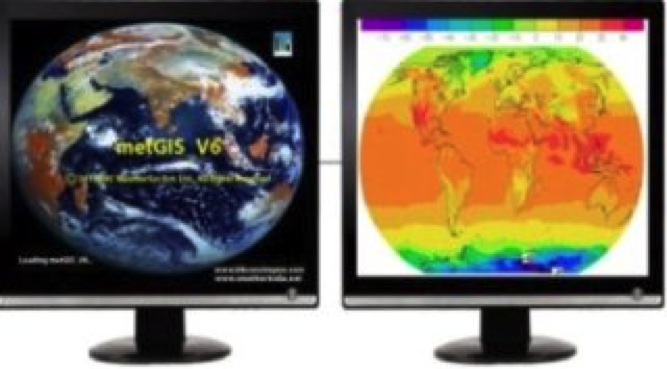 metGIS forecaster workstation screens